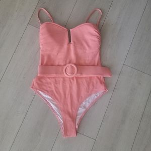 Alexandra Miro Swimsuit with Belt and Skirt